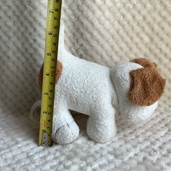 Old Navy 2004 Brown and White Stuffed Animal Dog Plush Puppy - Picture 2 of 10